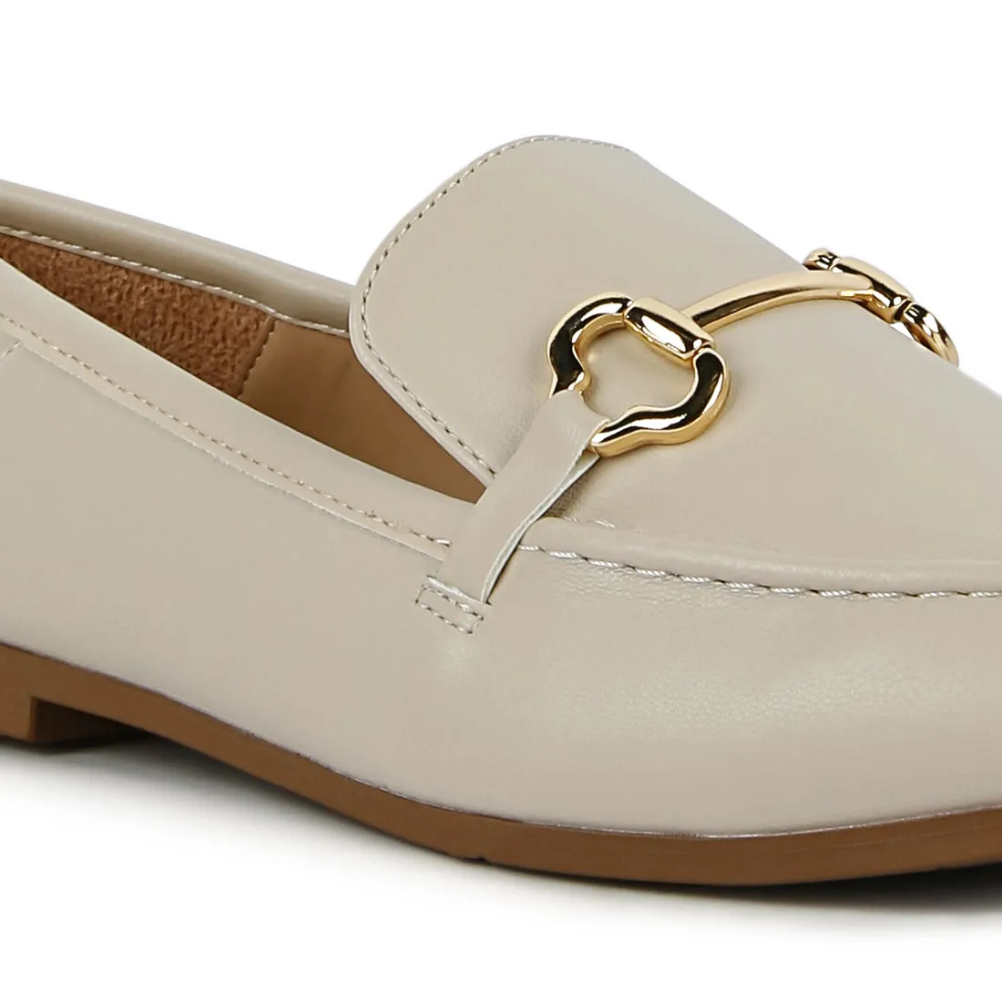 Beige Semi Casual Loafers