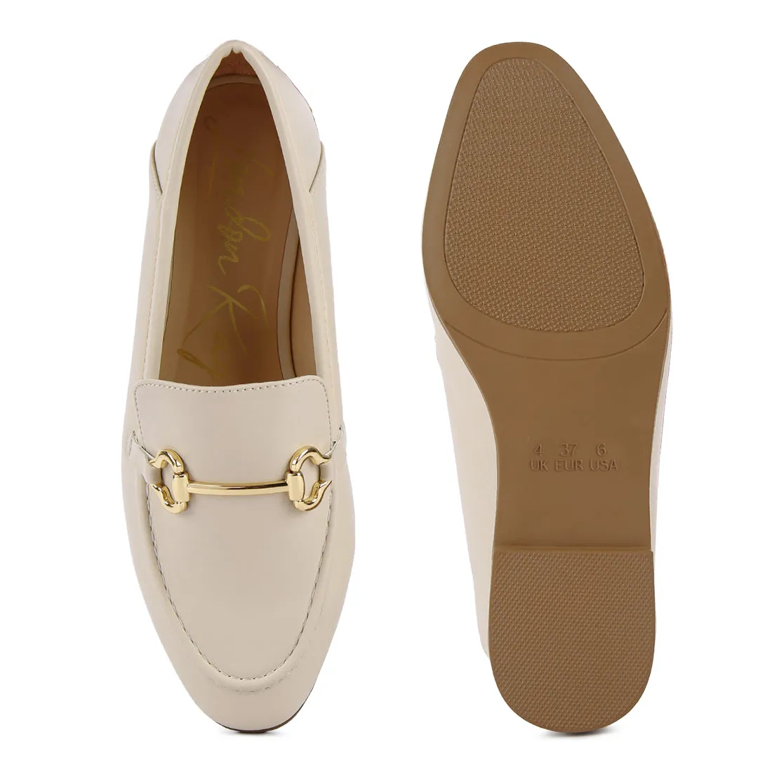 Beige Semi Casual Loafers