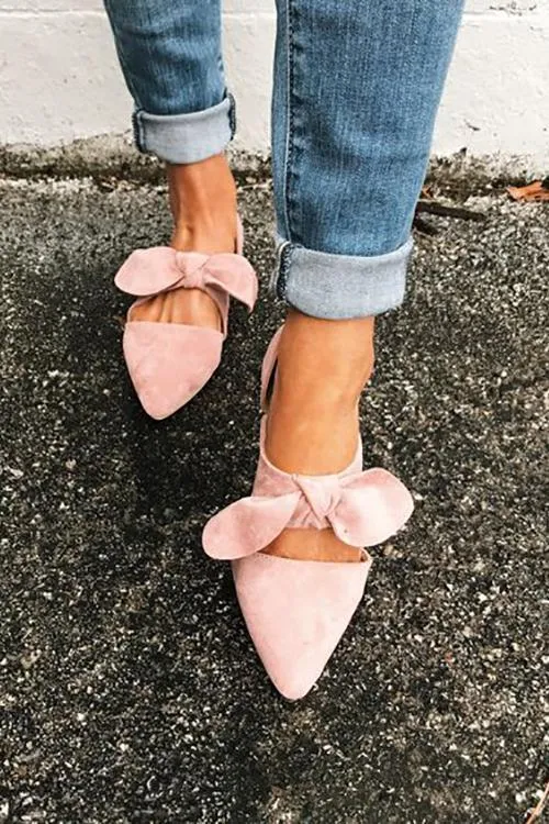 Bow Heels Mules