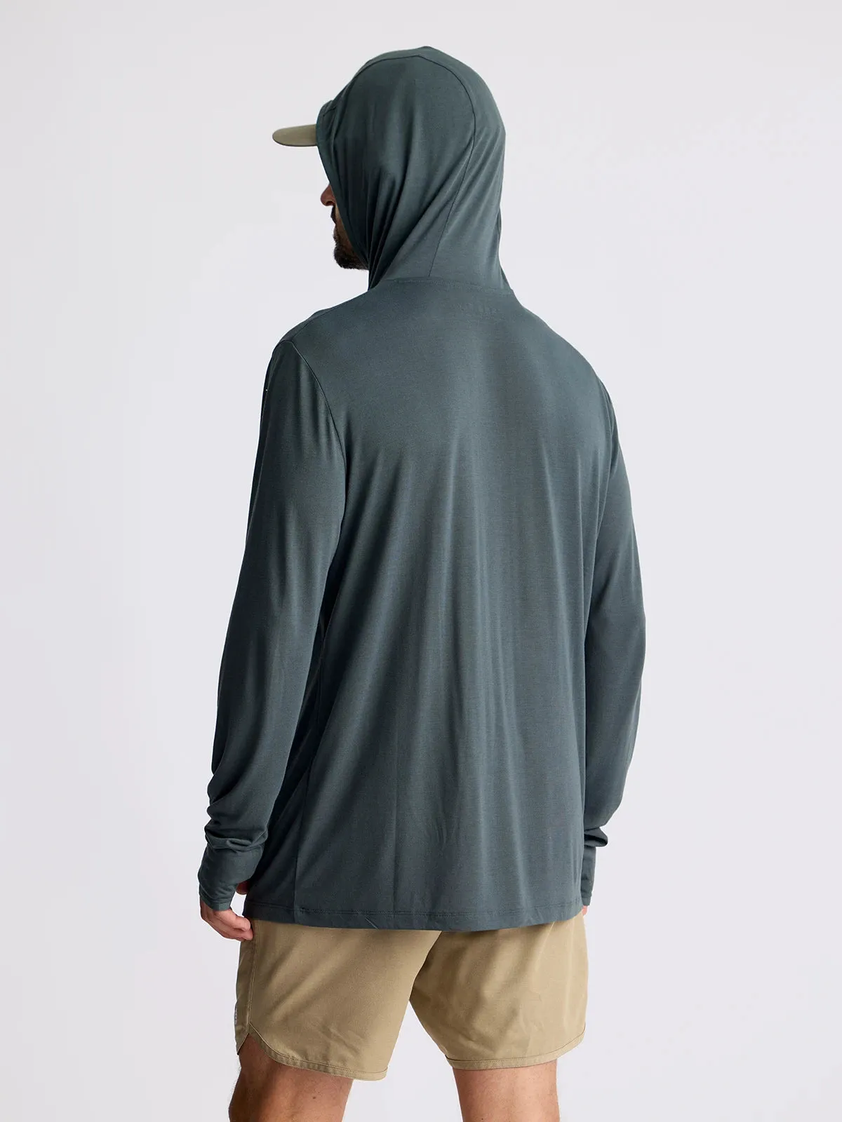 Free Fly Men's Bamboo Lightweight Hoodie - MIDNIGHT