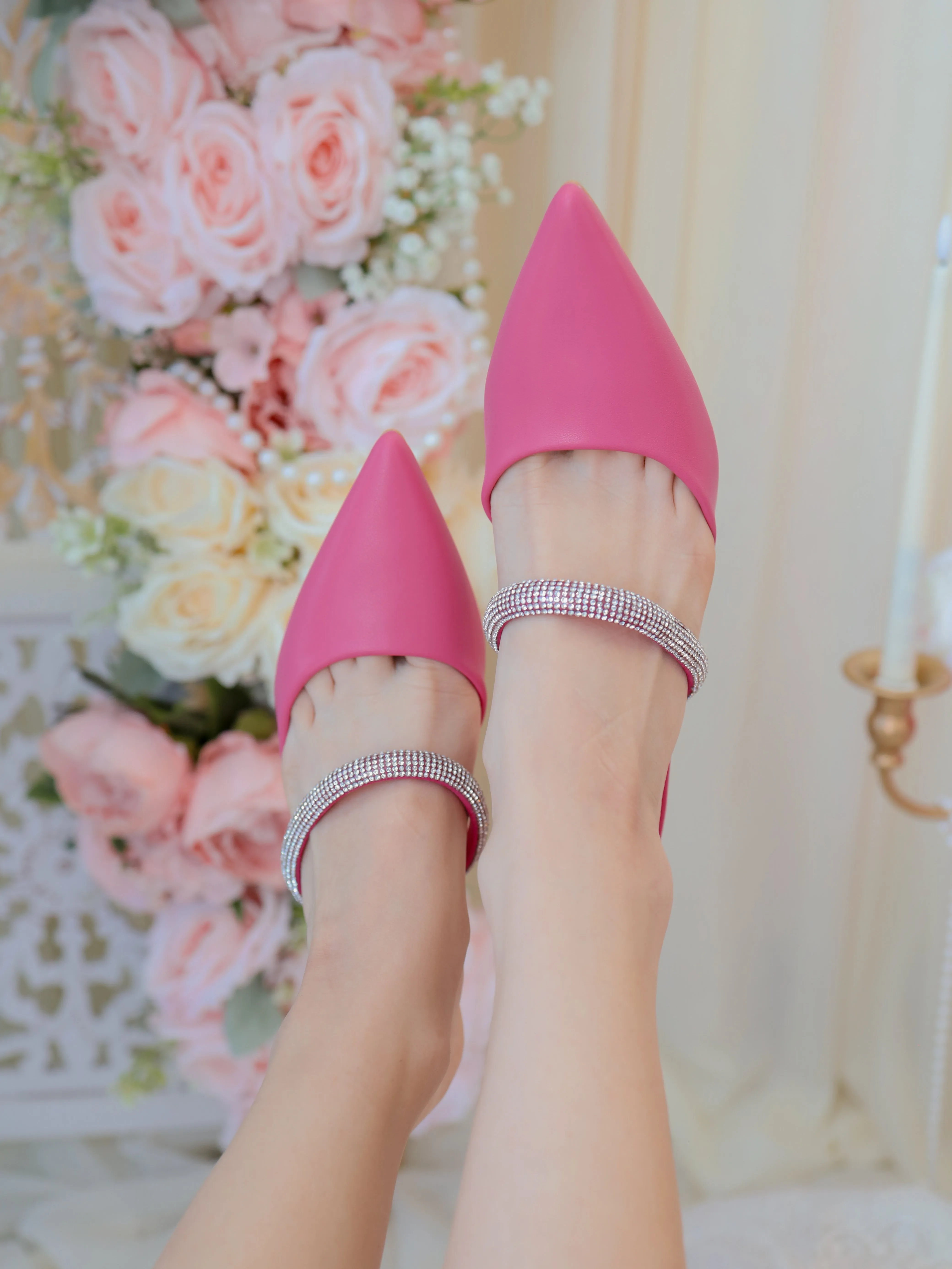 Katherine Heels in Pink