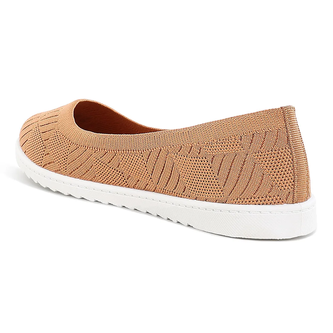 Knitted Flat Ballet Flats