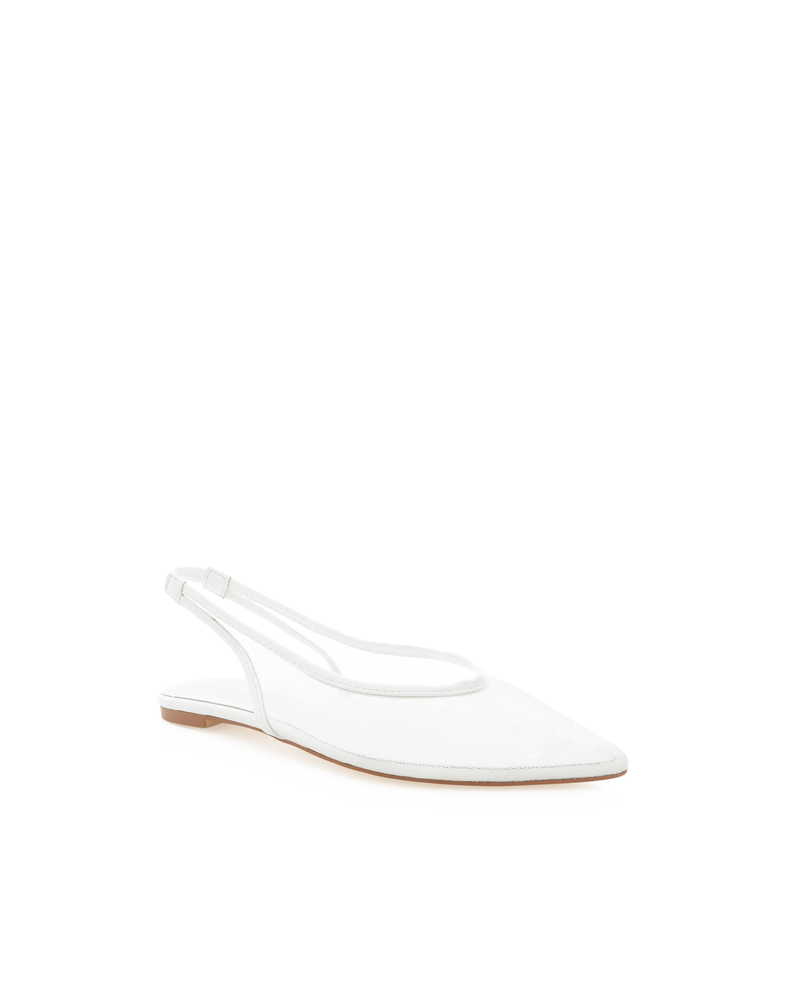 Margot Flats - White Mesh