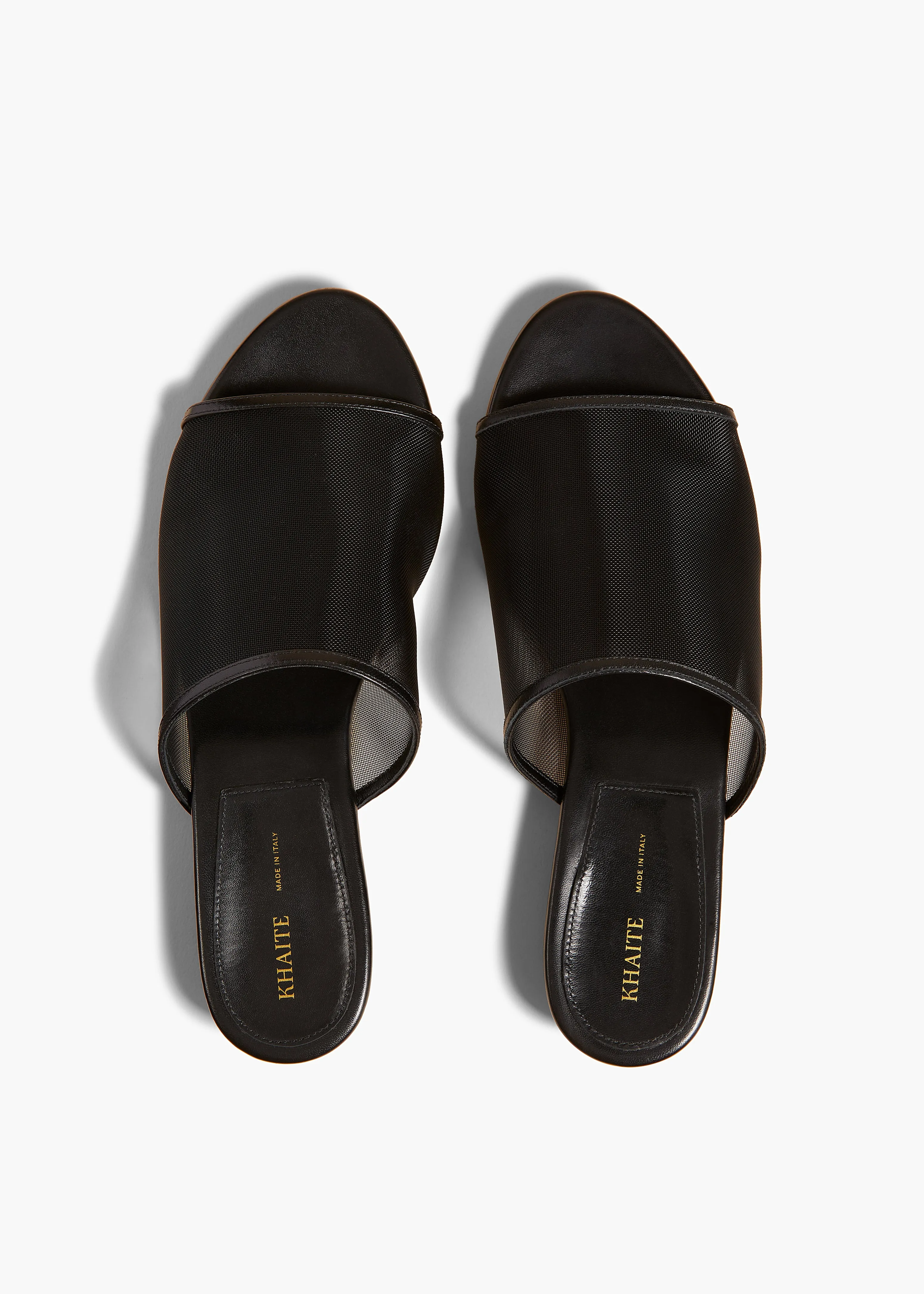 Marion Slide in Black Mesh