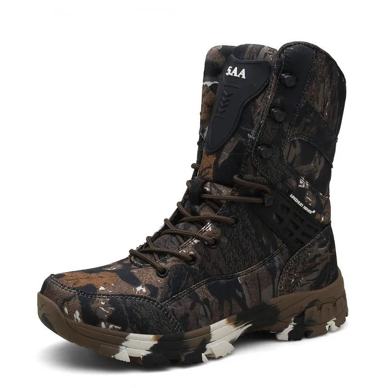 Men's Waterproof Military High-Top Boots