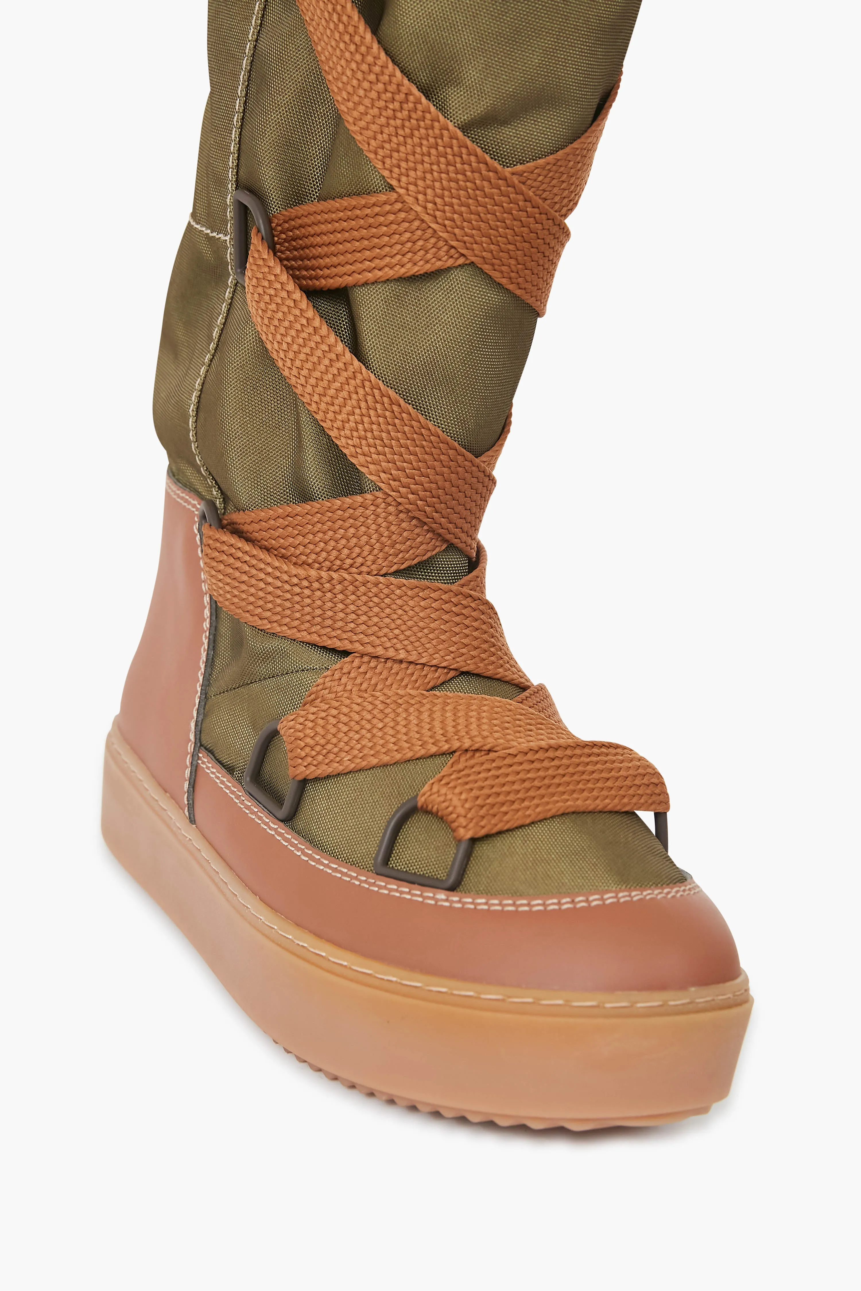 Military Green Naina Boots