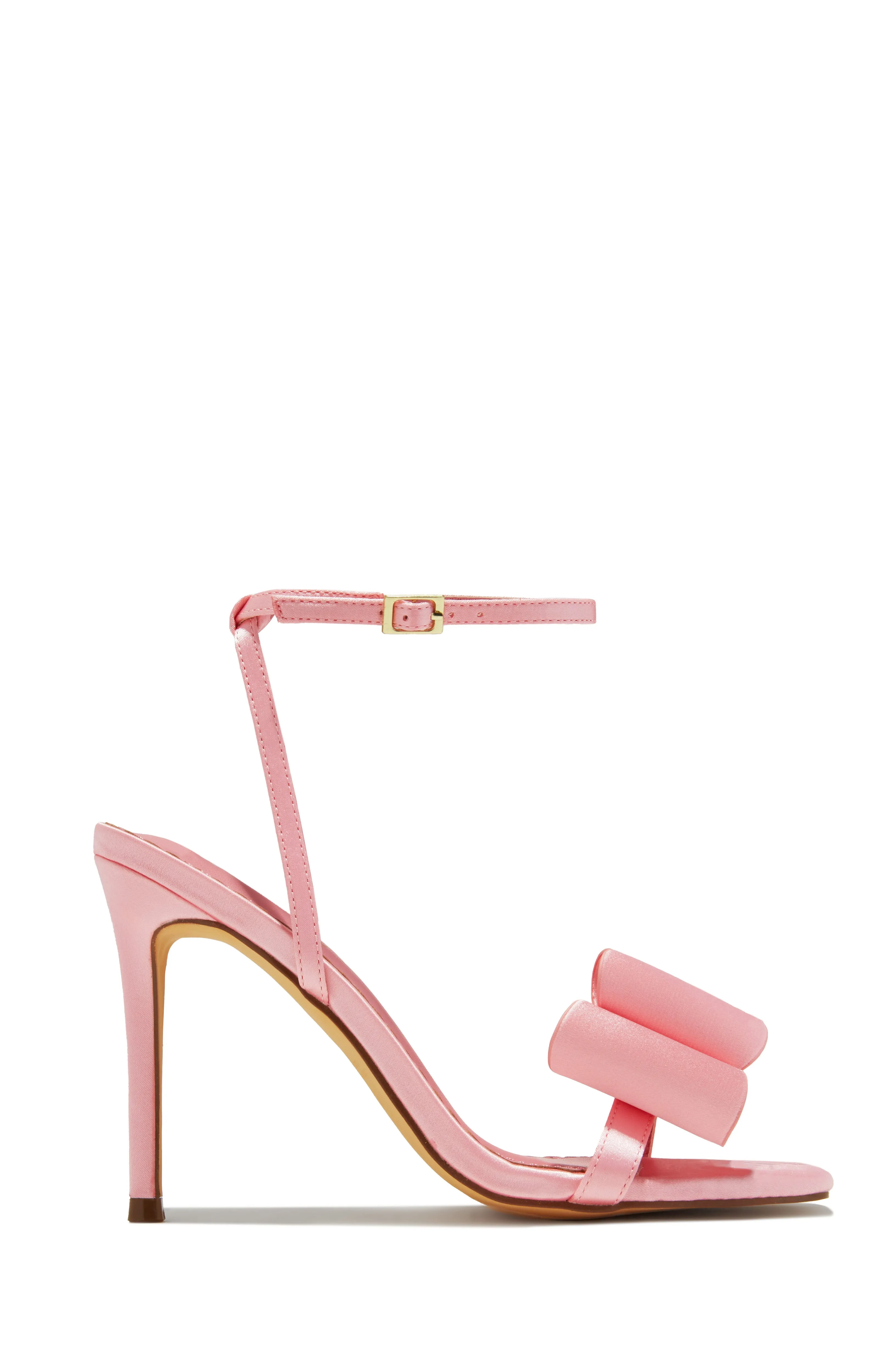 Pretty Nights Bow High Heels - Pink