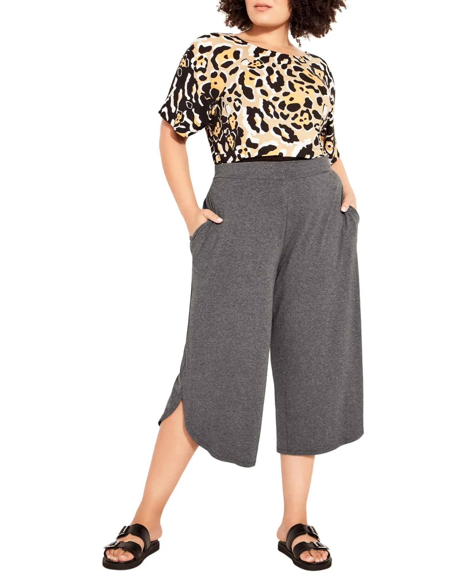 Sheila Slouchy Pant | Charcoal Grey