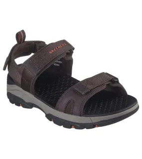 Skechers Mens Brown Strap Sandal Relaxed Fit: Tresmen - RYER 205112