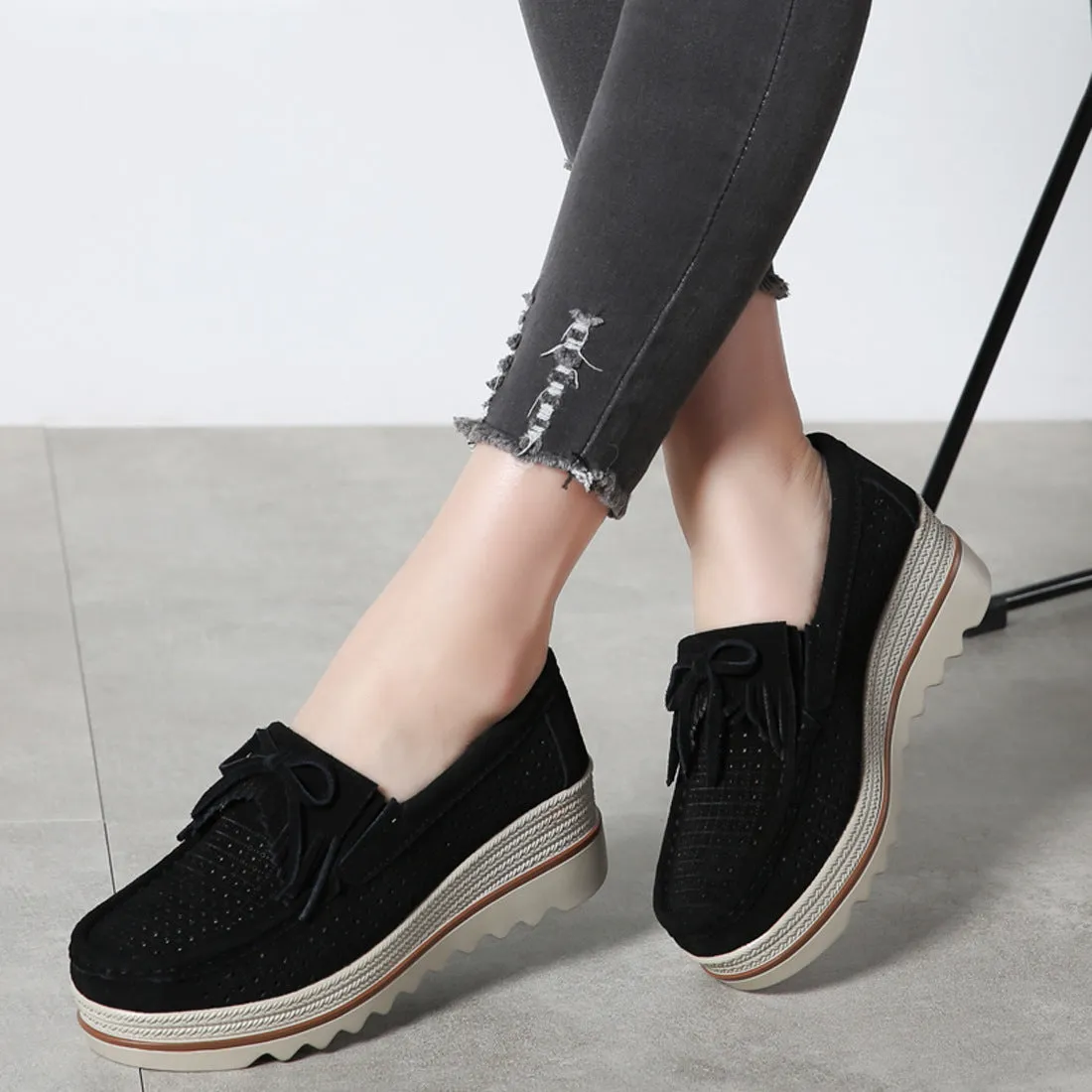 Women's Autumn Casual Genuine Leather Loafers